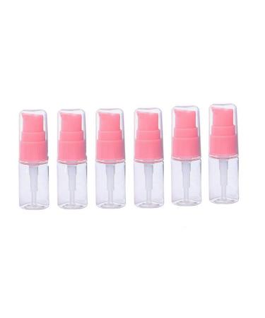 erioctry 10ML Portable Empty Refillable Bottle Cream Shampoo Lotion Treatment Pump Bottle with Cap Travel Bottles Toiletries Liquid Container for Cosmetic Make-up Pack of 6 (Transparent) - Buy Online on GoSupps.com