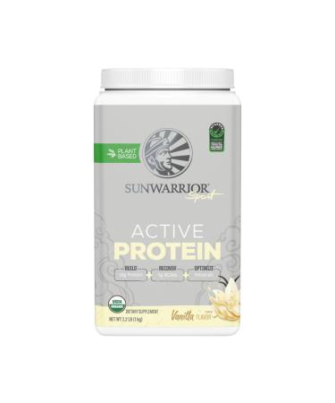SUNWARRIOR Organic Vanilla Active Protein 35.2 OZ Vanilla Flavor 35.2 Ounce