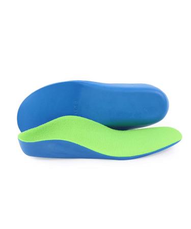 Orthoses insole children sheet support use shock absorption for walking hiking flat feet high foot vault pain plantar fasciitis heel pain relief 15cm EU24-24.5