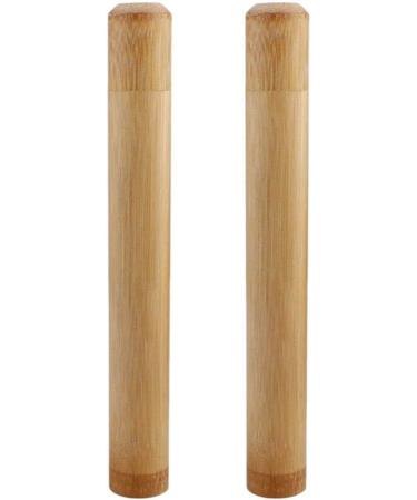 Eco-Friendly Bamboo Toothbrush & Travel Case Set - Reusable BPA-Free Portable & Washable - Buy Online on GoSupps.com