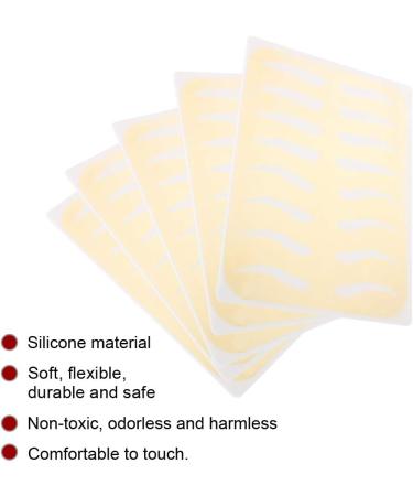 5Pcs Eyebrow Practice Skin Permanent Makeup Training Microblading Practice Skin - Fake Skin For Experienced Artists And Beginners(Gold) - Buy Online on GoSupps.com