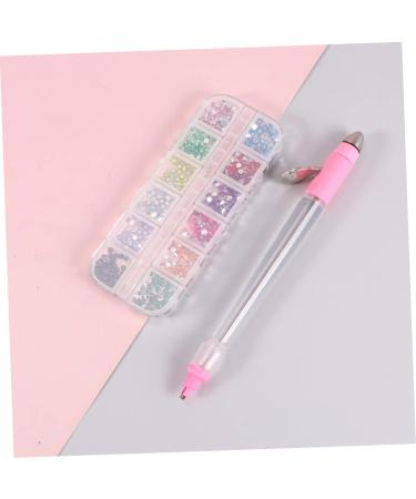 Beatifufu 1 Set Nail Art Pen Nails Kits Nail Rhinestone Multifunctional Nail Point Drill Pen Rhinestone Nail Art Manicure Tools Nail Art Tools Dotting Painting Tools Black Nails Pink 16x1cm - Buy Online on GoSupps.com