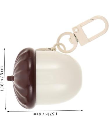  ARTSEWPLY 2 Pieces Lip Balm Cute Chestnut Shaped Lip Balm with Moisturizing Nourishing Formula Compact Portable for School Outdoor Activities - Buy Online on GoSupps.com