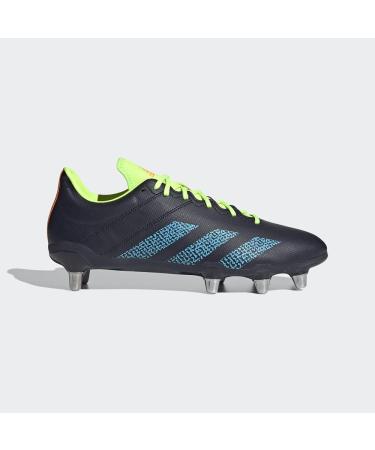 adidas Men's Kakari Rugby Shoe 14.5 - Ink/Signal Cyan/Signal Orange - Buy Online on GoSupps.com