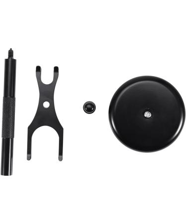 Shaving Brush Stand - Zinc Alloy Holder for Moustache & Razor | Stable & Balanced Black - Buy Online on GoSupps.com