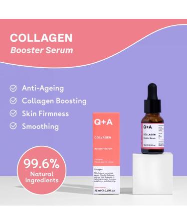 Q+A Collagen Booster Serum 15ml | Revitalize & Hydrate Skin | International Shipping - Buy Online on GoSupps.com