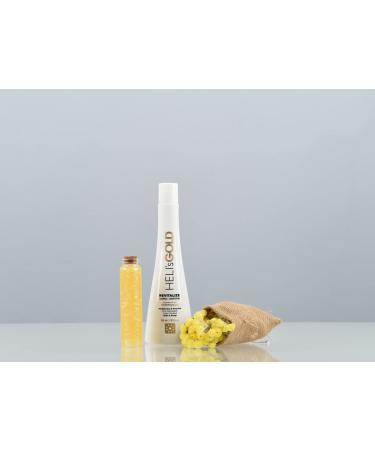 Heli's Gold Revitalize Shampoo - Nourish & Repair Dry Damaged Hair - Color Safe Paraben & Silicone Free - 10.1 Oz - International Shipping Available - Buy Online on GoSupps.com