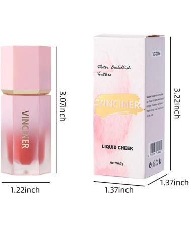 Soft Gel-Cream Blush Liquid Blush for Cheeks Lightweight Long-Wearing Smudge-Proof Natural-Looking Liquid Blush Makeup - Buy Online on GoSupps.com