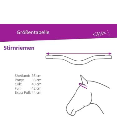 ARBO-INOX Curved Leather Browband with Gold Chain for Ponies - Brown/Gold | Premium Quality Equestrian Gear - Buy Online on GoSupps.com