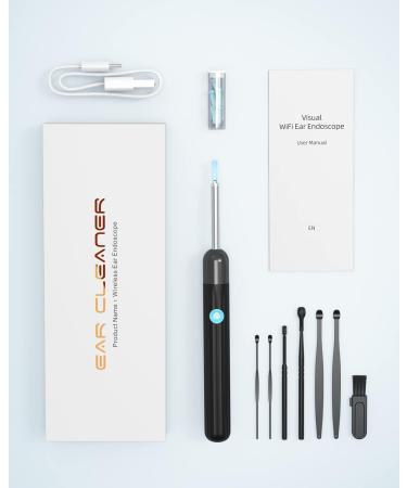 HPAVXLR Ear Wax Removal Kit with 1080P Wireless Camera | WiFi Otoscope for iOS Android | IP67 Waterproof | 6 LED Lights | App Control | Adults Kids Pets X1-B - Buy Online on GoSupps.com