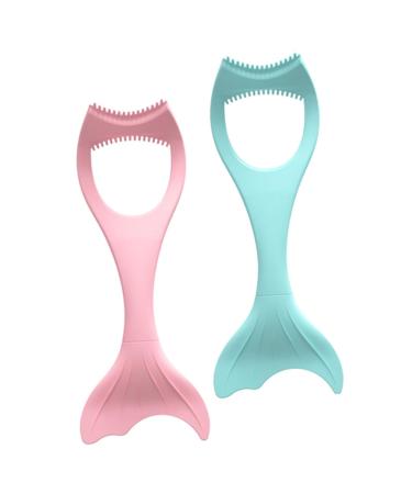 TOVINANNA 2pcs Mascara Brush Miniature Halloween Figurines Eyelashes Mascara Guard Card Portable