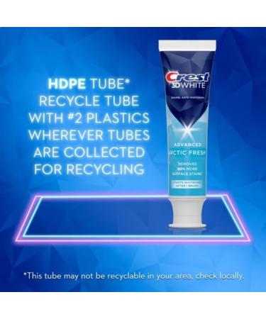 Crest 3D White Advanced Whitening Toothpaste Arctic Fresh 2.7 oz Value 2 Pack - Buy Online on GoSupps.com