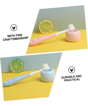 Minkissy 2-Pack Children's Toothbrush - Soft Fur Dental Care Tool for Infants & Toddlers | Ideal Baby Gift - Buy Online on GoSupps.com