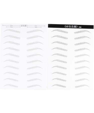 FOMIYES 6 Sheets Pairs Hair Supplies Stickers Waterproof Black Makeup Eyebrowsb Tool Make up The Lazy 4d - Buy Online on GoSupps.com