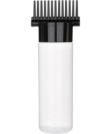 Hair Oil Applicator Bottle 180ml Root Comb Applicator Bottle with Clear Scale and 13 Oil Outlets Hair Dye Bottle for Hair Care and Styling Black Head with Clear Body Hair Oil Applicator Bottle black head +clear body - Buy Online on GoSupps.com