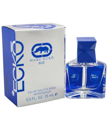 Marc Ecko Blue Perfume for Men Mini EDT Travel Spray 0.5 Ounce - Buy Online on GoSupps.com