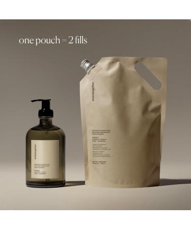 evolvetogether Restorative Hand Wash Refill | Taormina Orange Blossom & Jasmine | Hydrating Non-Stripping Cleanse 24-Hour Moisture | Vegan Cruelty-Free Sulfate-Free | 25.36 fl oz 2 Refills - Buy Online on GoSupps.com