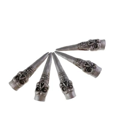 Healeved 2 Sets Fake Nails Nail Art Decoration Fake Party Nails False Nails Props Cosplay Accessories Funny False Nail Halloween Costume Accessories Paw Ornament Make up Apparel