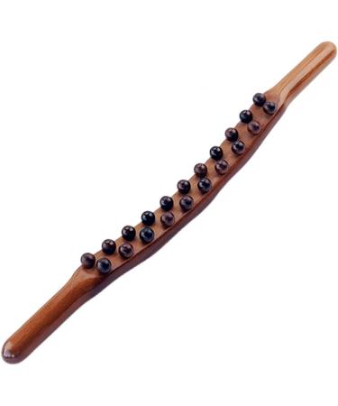 Wooden Gua Sha Scraping Massage Tool Set - 2 Portable 58cm Pieces for Body Legs & Arms | International Shipping - Buy Online on GoSupps.com