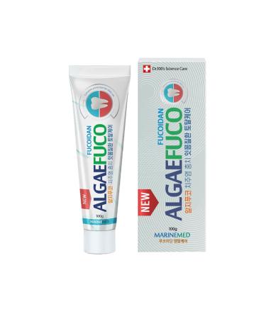 ALGAEFUCO Fucoidan Toothpaste 3.5 oz Natural Seaweed Extract Formula Refreshing Clean Mint Flavor Gentle Oral Care Keeps Breath Fresh