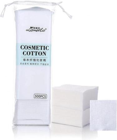 500pcs/bag Organic Cotton Pads Women Cosmetic Tissue Girls Makeup Beauty Skin Care Tool for Cleaning - Buy Online on GoSupps.com