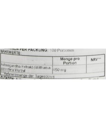 Swanson Ashwagandha Powder Supplement - Stress Relief & Energy Support - 100 Capsules, 450mg - Ayurvedic Wellness - Buy Online on GoSupps.com