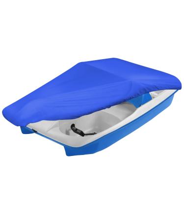 iCOVER Pedal Boat Cover, Fits 3 or 5 Person Paddle Boat Water Proof Heavy Duty Boat Cover, Blue