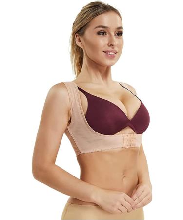 Posture Corrector for Women Chest Support Humpback Correction Belt Adjustable Upper Back Brace for Chest Support and Straighten Posture Bra for Women - Back Neck Shoulder Upright Straightener