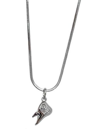 Oralgo Unique Tooth Snake Bone Necklace - Vintage Keybeat Chain | Punk Style Jewelry for Street Style Enthusiasts - Buy Online on GoSupps.com