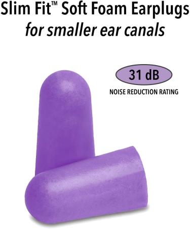 Mack's Slim Fit Soft Foam Earplugs 10 Pair - Small Ear Plugs for Sleeping, Snoring, Travel, Concerts, Shooting Sports, Power Tools - Buy Online on GoSupps.com