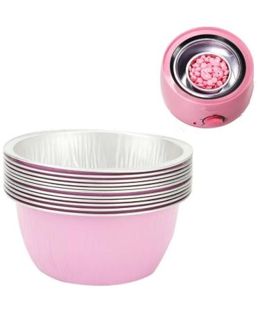 Melting wax bowl disposable wax beans of melting puts - 10 pieces of hair removal tool container Golden aluminum foil shell Wax bean merging ceiling for hair removal