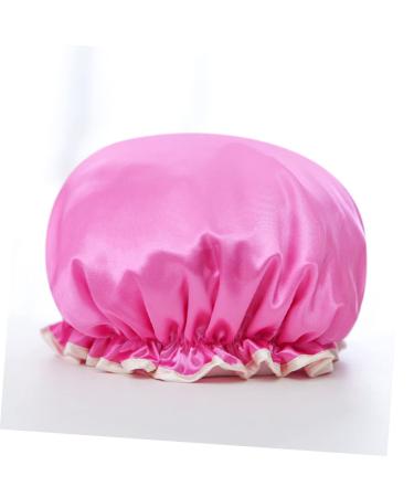 FOMIYES 3pcs Double Layer Bath Visor Hair Bonnets Set - Shower Cap, Night Sleep Cap, Elastic Bathing Cape - Buy Online on GoSupps.com