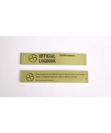 Geodox 20-Piece Petling Logbooks (17x90mm) - Durable & Lightweight - Ideal for International Shipping | Shop Now! - Buy Online on GoSupps.com
