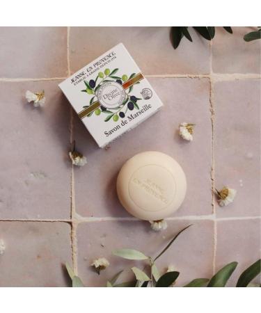  Jeanne En Provence JEANNE EN PROVENCE - Solid Body & Hand Soap - Divine Olive Scent - Cleanses softens & perfumes - 95% Naturally Derived Ingredients - Made in Grasse France - 100g - Buy Online on GoSupps.com