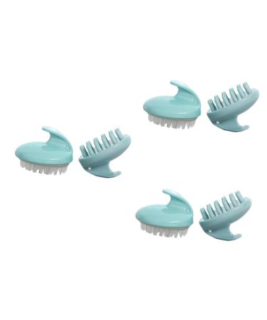 Beaupretty 6 StK Massage devices for the scalp shampoo brush head skin massage devices hair wash brushes hair shampoo brushes scalp bratches.