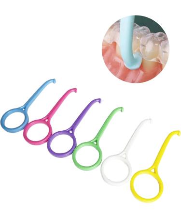 Sunolkia 6-Piece Invisible Tooth Aligner Tool Set - Colorful Orthodontic Braces Extractor & Mundhygiene Aligner Removal Tool - Buy Online on GoSupps.com