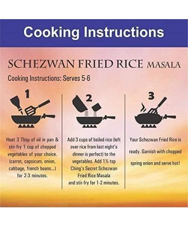  CHING'S Ching's Schezwan Fried Rice Masala 50g - Pack of 2 - Buy Online on GoSupps.com