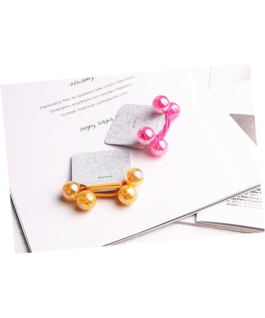 HONMEET 3 Pairs Hair Bun Hair Bobbles with Balls Ponytail Band Big Pearl Hair Rope Hair Ties Ropes Hair Rings Circle Hair Bands for Women's Hair Pony Tail Bands Miss Soft Small Headband - Buy Online on GoSupps.com
