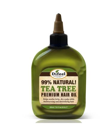 Difeel Premium Natural Hair Oil - Tea Tree Oil for Dry Scalp 7.1 Ounce - Buy Online on GoSupps.com