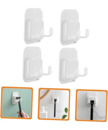 Housoutil 12 PTH Hook Insert - Adhesive Razor Hanger for Bathroom | Sticky Hooks & Holders for Drying Razors - Buy Online on GoSupps.com
