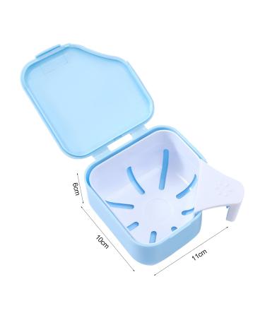 Portable Bite Dose: Dual-Purpose Prosthesis Container & Denture Box with Sieve for Secure Storage & Immersion - Buy Online on GoSupps.com