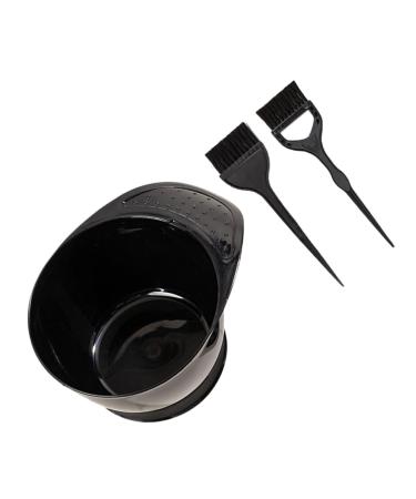 Beatifufu 1 Set Hair Dye Brush Comb Hair Dye Coloring Dying Coloring Applicator Hair Tinting Bowl Color Bowl Tool Hair Tinting Hairdressing Tool Baking Oil Plastic