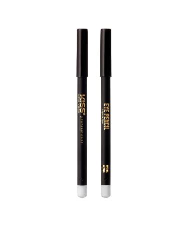 Kiss New York Professional Slim Eye Pencil - Creamy White Eyeliner for Smooth, Long-Lasting, Natural Eye Makeup - Water-Resistant Formula - Buy Online on GoSupps.com