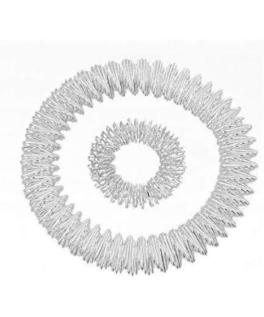 Chi Enterprise Premium Massaging Set | Anti-Stress Bracelet & Acupressure Ring | Anxiety Relief | Silver Wrist & Finger Wellness - Buy Online on GoSupps.com