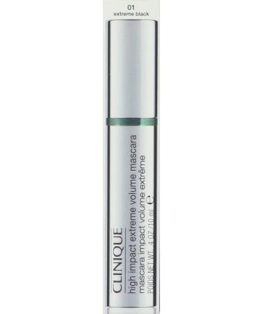 Clinique High Impact Volume Mascara Extreme Black for Women  0.4 Ounce Extreme Black 0.40 Fl Oz (Pack of 1)