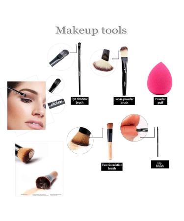 All-in-One Make-Up Case & Set for Girls - 25pcs Cosmetic Palette Eyeshadow Lipstick & Blush Starter Kit Gift - Buy Online on GoSupps.com