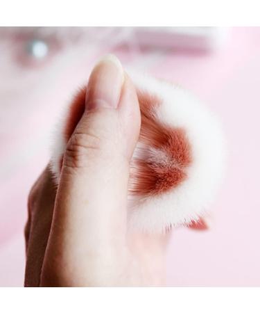 Kitten Paw Concealer Brush Fiber Professional Cosmetic Brushes Hair Rounded Tapered Brush for Liquid Cream Powder Blending Buffing Concealer Aviere Pink - Buy Online on GoSupps.com