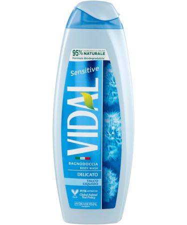  Italian Gourmet E.R. Vidal Sensitive Bagnodoccia Delicato Talco Liquido - Talcum Powder Bath - Body Care and Cleansing - 12 x 500ml + Italian Polpa Gourmet 400g - Buy Online on GoSupps.com