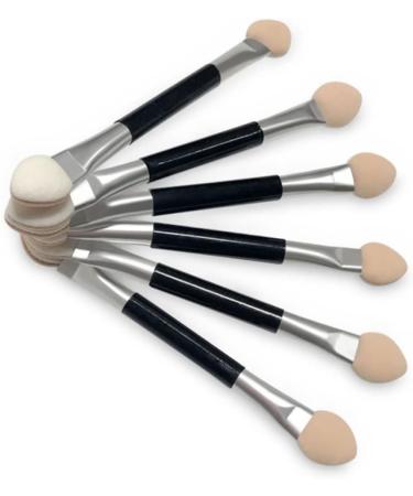 WOONEKY 30pcs Brush Eyeshadow Sponge Tipped Oval Makeup Tool Eye Shadow Applicator Makeup Eyeshadow Brush - Buy Online on GoSupps.com