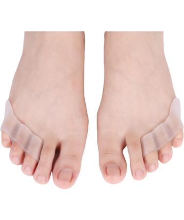 2 Pack Silicone Toe Separators - Bunion Protection & Hallux Valgus Correction for Comfortable Feet - Buy Online on GoSupps.com
